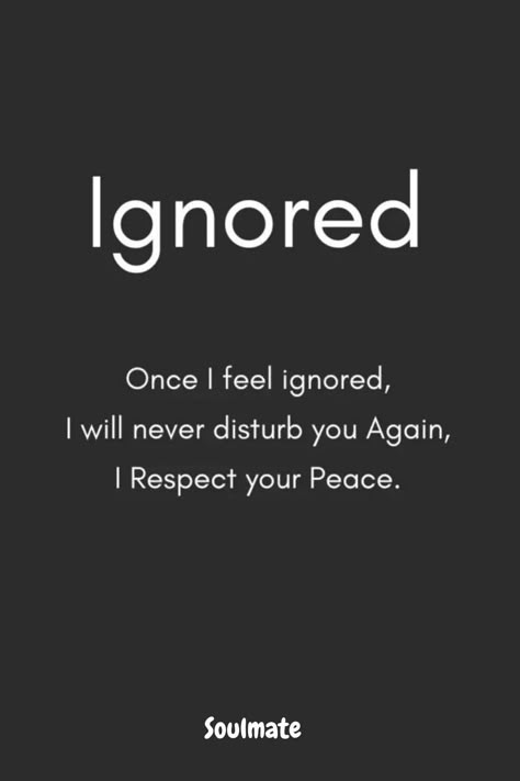 #love #relationship #couplenote #relatable Getting Ignored Quotes Feelings, I Will Never Disturb You Again Quotes, Once Ignored Never Disturb Them Again, Once You Feel Ignored By Someone, Ignore Me Once I Will Never Disturb You, Disturb Quotes Feelings, Once I Feel Ignored Quotes, Respect Feelings Quotes, Quotes On Ignore