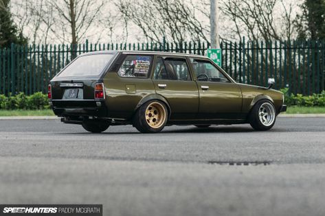 2017 Toyota Corolla KE70 Wagon Speedhunters by Paddy McGrath-35 #Toyota #Corolla Ke70 Wagon, Corolla Ke70, Corolla Wagon, Corolla Dx, Stance Cars, Alfa Romeo Cars, The Golden Years, Foose, Bmw Series