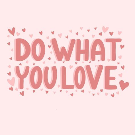 Mary Katherine Doodles on Instagram: “do what you love 💕 #doodle #handlettering #love” Mary K, Love Aesthetic, Hand Lettering, Vision Board, Doodles, On Instagram, Instagram