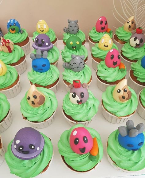 Slime Rancher Party Ideas, Slime Rancher Birthday Party Ideas, Slime Rancher Birthday, Slim Rancher, Slime Rancher Game, Kylie Birthday, Slime Rancher, Cake Business, Carnival Birthday