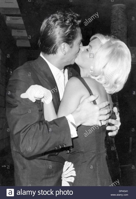 Download this stock image: Sept. 19, 2006 - MICKEYHARGITAYRETRO.JAYNE MANSFIELD AND MICKEY HARGITAY IN ROME .   PHOTOS(Credit Image: © Globe Photos/ZUMAPRESS.com) - DP4GA1 from Alamy's library of millions of high resolution stock photos, illustrations and vectors. Mickey Hargitay, Jayne Mansfield, Stage Show, Frames For Canvas Paintings, Affordable Wall Art, Love At First Sight, Three Kids, Cool Posters, Canvas Paintings