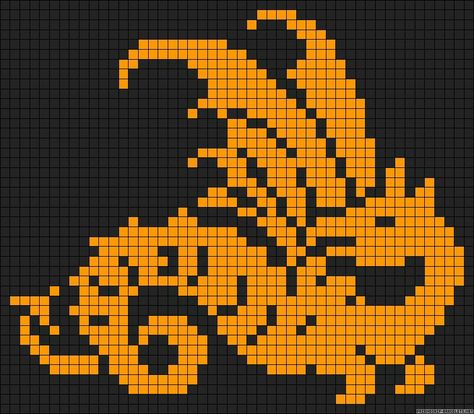 Dragon Cross Stitch, Embroidery Alphabet, Pixel Crochet, Crochet Dragon, Tapestry Crochet Patterns, Pixel Pattern, Pixel Art Pattern, Crochet Tapestry, Alpha Pattern