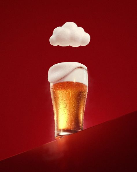 Creative Beer Ads, Beer Ads, Beer Graphic, Cocktail Photography, Glass Photography, Beer Ad, Free Beer, Motion Design Animation, Sapporo