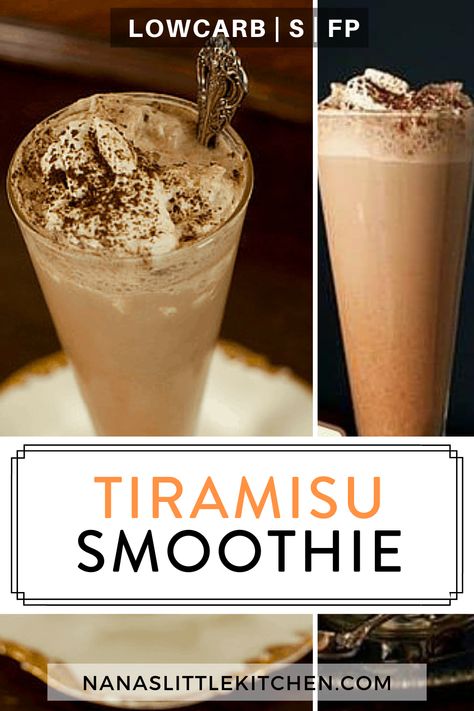 This THM FP or S smoothie tastes like tiramisu, but is good for you! Tiramisu Smoothie, Thm Smoothies, Trim Healthy Mama Drinks, Trim Healthy Mama Recipe, Thm Fp, Trim Healthy Momma, Low Fat Low Carb, Sugar Free Treats, Trim Healthy Mama Recipes