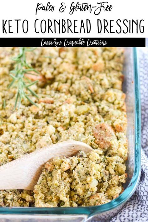 Grain Free Stuffing, Gluten Free Cornbread Dressing, Low Carb Cornbread, Keto Cornbread, Keto Stuffing, Boiled Egg Diet Plan, Cornbread Dressing, Keto Side Dishes, Low Carb Diet Recipes