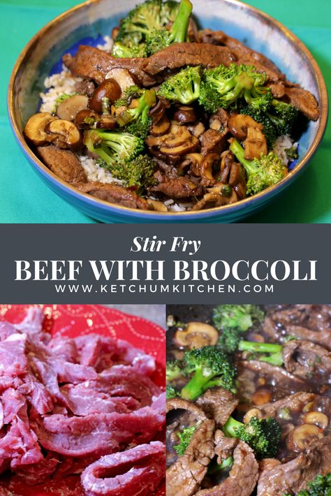 Stir Fry Beef with Broccoli - Homemade Chinese is so much healthier and better than takeout. www.ketchumkitchen.com #recipe #beefwithbroccoli Sheet Pan Beef And Broccoli, Sheet Pan Beef, Steak Broccoli, Stir Fry Beef, Beef With Broccoli, Restaurant Classic, Beef And Broccoli Recipe, Beef And Broccoli, Broccoli Recipe