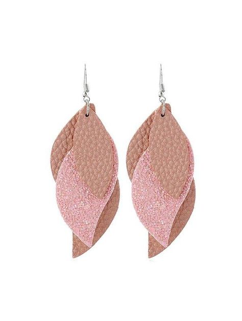 Layers Glitter Leather Leaf Shape Earrings , #Aff, #Leather, #Glitter, #Layers, #Earrings, #Shape #affiliate Teardrop Bridal Earrings, Ear Drop, Glitter Leaves, Clothing Shopping, Leather Leaf, Costume Jewelry Earrings, Statement Drop Earrings, Leaf Jewelry, Earrings Women