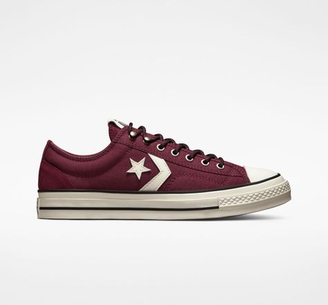 Converse Star Player 76, Converse Basketball, Converse Star Player, Shoe Converse, Run Star Hike, Converse Star, Men's Converse, Converse Red, Cold Weather Fashion