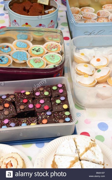 School Fete Stall Ideas, Food Stall Ideas For College Fest, Cake Stall Display Ideas, Cake Stall Ideas, Goodies Ideas, Stall Decorations, Cottage Bakery, Bake Ideas, Cake Stall