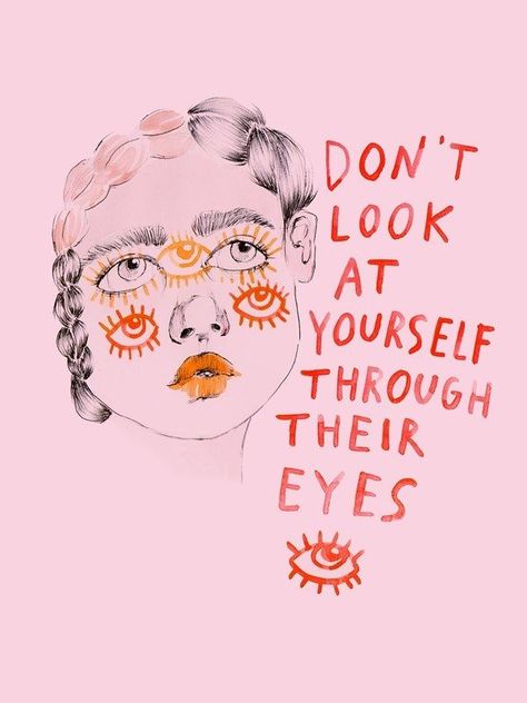 Beauty Standards Quotes, Standards Quotes, Jean Diy, Eye Illustration, Amy Poehler, Feminist Art, Beauty Standards, Outfit Trends, Orange And Pink