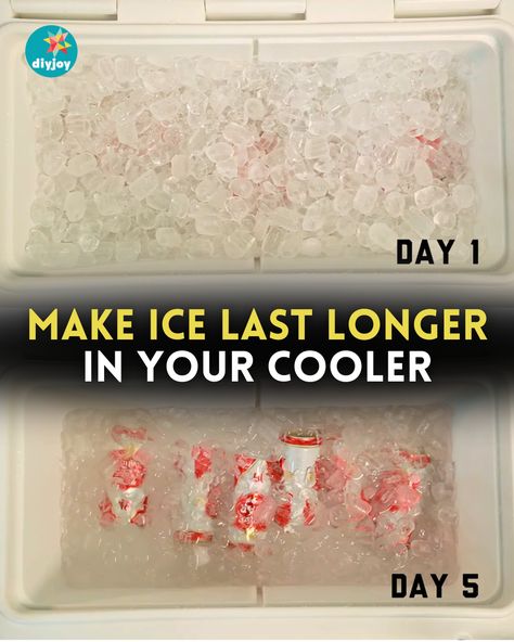 Ever wondered if you can keep the ice last longer in your cooler? Yes, you can. Check out these awesome tips. Fall Hanging Baskets, Homemade Ice Pack, Ice Packs For Coolers, Diy Ice Pack, Chest Cold, Mosaic Birdbath, Stepping Stones Diy, Mosaic Birds, Ice Blocks