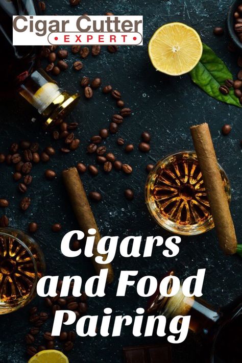 If you’re someone who happens to enjoy smoking a premium cigar and you have a love for fine food, then the tips in my guide while help you find the perfect pairing for your next meal and smoking experience. #cigar #food #recipe #party #luxury Snack Pairings, Mild Cigars, Top Cigars, Food Combinations, Food Pairing, Premium Cigars, Good Cigars, Cuban Cigars, Cigars And Whiskey