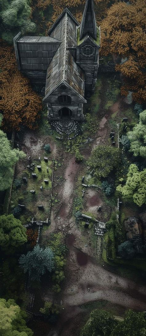 Dnd House Battlemap, Dungeons And Dragons Landscape, Strahd Aesthetic, Dnd House Map, House Battlemap, Dnd Buildings, Dnd Landscape, Roll20 Maps, Dungeon Rpg