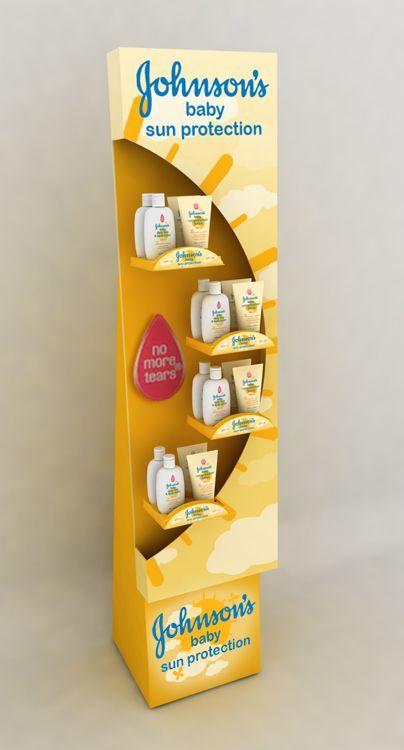 Product Display Design, Product Display Stands, Product Display Stand, Point Of Purchase Display, Johnsons Baby, Cardboard Display Stand, Pos Design, Product Stand, Point Of Sale Display