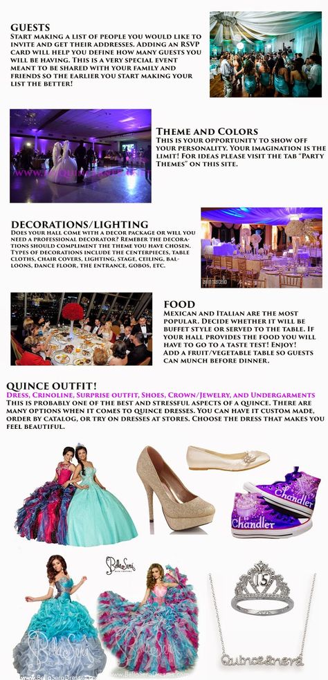 My Quinceañera: Planning Guide List Of Padrinos For Quinceanera, Tips For Quinceanera, Quince Albums, Quinceanera Traditions List, Quince Planning List, Quince Checklist, Quinceanera Planning Checklist, Quince Ideas Themes, Quinceanera Themes Ideas