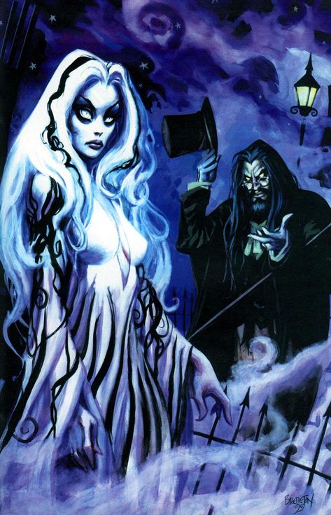 Rob Zombie and wife Sheri Zombie Moon as Living Dead Girl painted by Nocturnal's artist/creator Dan Breneton. Rob Zombie Art, Dan Brereton, Zombie Live, Living Dead Girl, Sheri Moon Zombie, Arte Zombie, White Zombie, Bd Art, Dead Girl