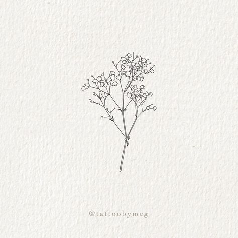 Rose Baby’s Breath Tattoo, Babys Breathe Tattoos, Baby's Breath Flower Drawing, Babys Breath Drawings, Babys Breath Tatoos, Baby's Breath Flower Tattoo, Baby Breath Bouquet Tattoo, Baby S Breath Tattoo, Baby’s Breath Drawing