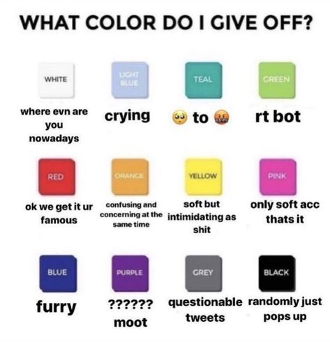 What Mutual Am I, Interactive Tweets, What Color Am I, Ask Game, Random Memes, Light Teal, Have A Laugh, Homestuck, Purple Grey