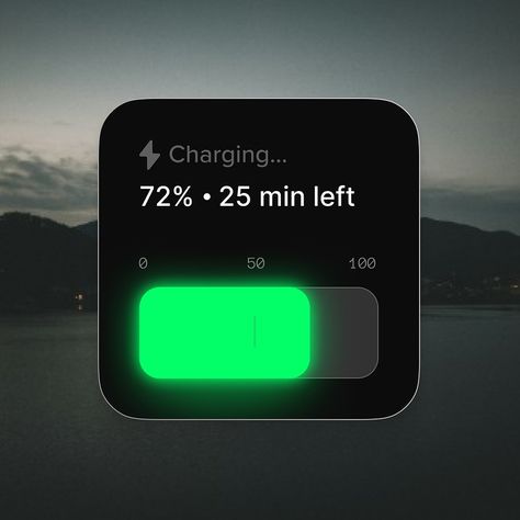 Charging Widget by Christian Chinemerem on Dribbble App Widgets, Dashboard Mobile, Ui Design Principles, Watches Design, Ios Ui, Graphic Design Infographic, App Interface Design, Widget Design, Mobile Interface