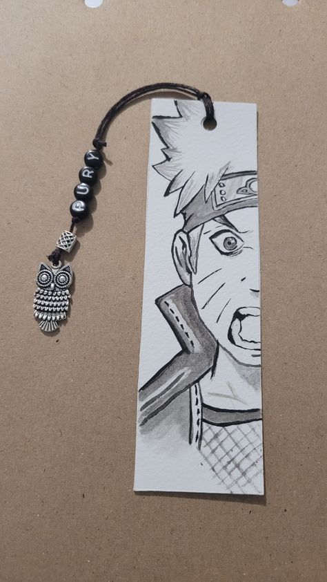 One Piece Bookmark, Manga Bookmark, Book Marks Design Ideas, Pop Up Flower Cards, Drawings For Him, Homemade Bookmarks, Anime Crafts Diy, Spiderman Web, Markers Drawing Ideas