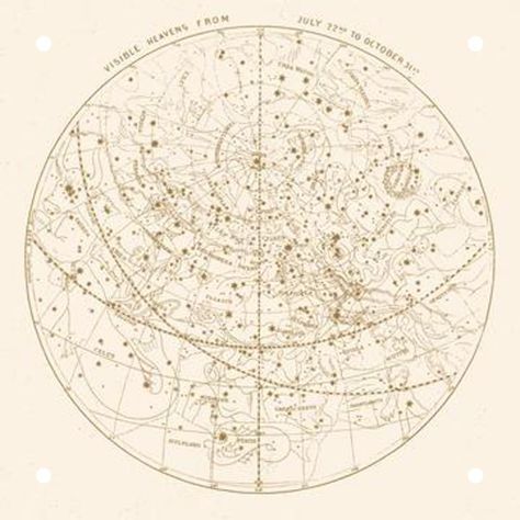 Celestial Map, Gold Art Print, Gold Poster, Gold Canvas, Blue Poster, Gold Pillows, Space And Astronomy, The Night Sky, Gold Print