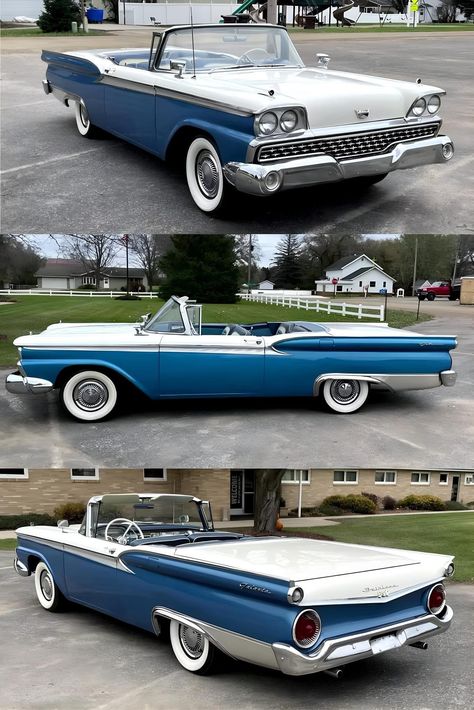 Ford America, Ford Galaxie 500, Vintage Muscle Cars, Ford Torino, Vintage Muscle, Old School Cars, Ford Galaxie, Car Inspiration, Ford Classic Cars