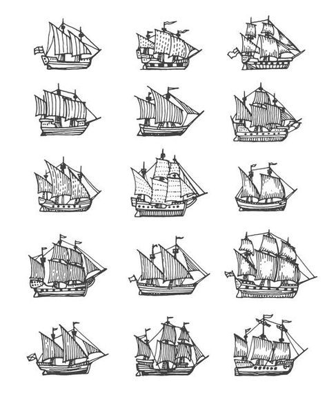 Ship Sketch, Fantasy Journal, Kartu Pokemon, Artsy Tattoos, Sail Ship, Map Drawing, Map Sketch, Fantasy Map Making, Medieval Tattoo