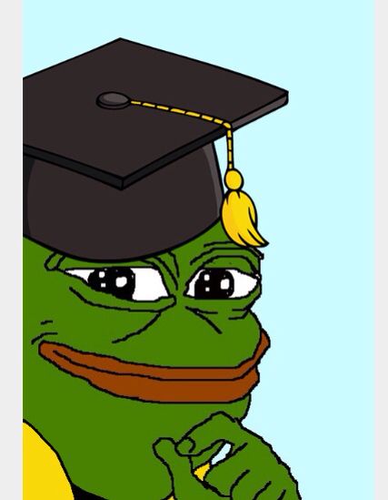 Pepe the frog graduated Hairstyles For Interview, Graduation Meme, Harry Styles Poster, Graduation Photography Poses, Graduation Picture Poses, Graduation Funny, Funny Frogs, Mario Art, Funny Quotes For Instagram