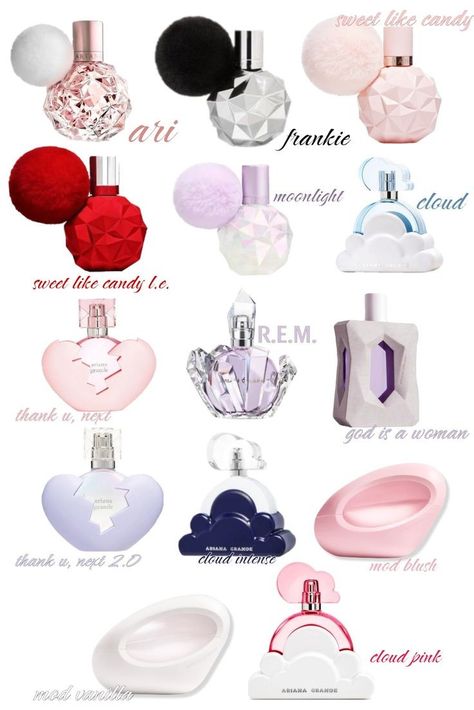 #perfume #arianagrande #aesthetic #fashion #smell #grande #chemist #modelling #mod Perfume Ariana Grande, Kate Spade Perfume, Perfume Names, Ariana Perfume, Ariana Grande Fragrance, Ariana Grande Perfume, Perfume Organization, Fragrances Perfume Woman, Perfume Floral