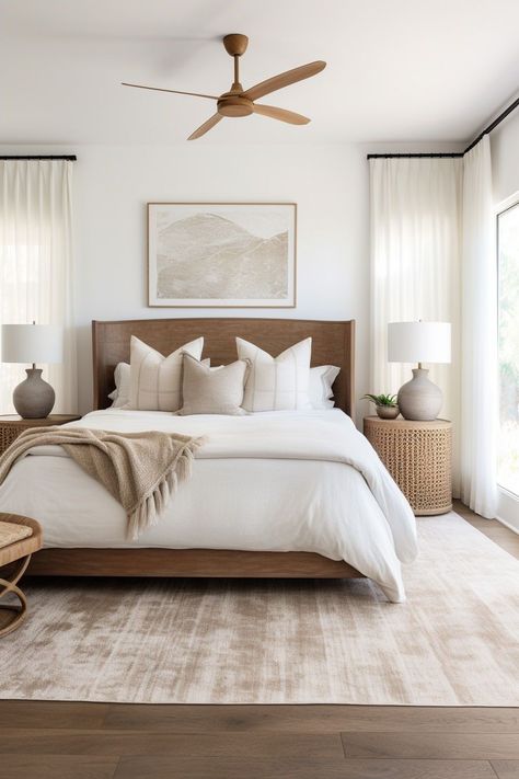 Big Guest Bedroom Ideas, Guest Bedroom Contemporary, Guest Room Inspiration Luxe, Homely Bedroom Ideas, Guest Bedroom Ideas Wooden Bed, Guest Bedroom Wood Bed, Sofa Bedroom Ideas Small Spaces, Guest Bedroom Decor Modern, Modern Primary Bedroom Ideas