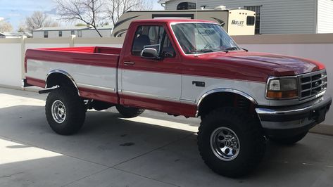 F150 1995, Ford F150 Lifted, Food Truck Interior, Truck Restoration, Ford Truck Models, 1995 Ford F150, Ford Obs, 79 Ford Truck, Truck Accessories Ford