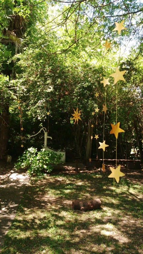 Mid Summers Night Dream Party Decor, Celestial Fairy Aesthetic, Nature Bday Party Ideas, Whimsy Birthday Party, Earth Party Theme, Whimsical Decor Party, Ethereal Garden Party, Whimsigoth Party Decor, Whimsical Forest Party