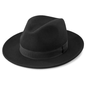 Men's Hats | 152 Styles for men in stock | 365-day returns Winter Fedora With Short Brim In Fur Felt, Fur Felt Fedora With Short Brim For Winter, Classic Black Flat Brim Fedora, Wide Brim Wool Fedora For Winter, Classic Black Winter Hat, Casual Black Flat Cap Felt Hat, Classic Black Wool Hat, Wool Fedora With Curved Brim For Winter, Classic Flat Brim Felt Hat For Winter