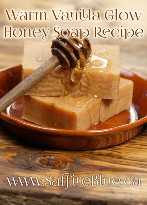 Vanilla Soap Recipe, Honey Soap Recipe, Hot Process Soap, Clover Honey, Diy Soap Recipe, Buttered Vegetables, Vanilla Soap, Cold Process Soap Recipes, Measuring Ingredients