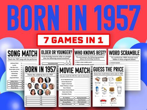 50th Birthday Games, 51st Anniversary, 50th Birthday Party Games, Anniversary Party Games, Anniversary Games, Video Chat App, 46th Birthday, 50th Anniversary Party, Answer Sheet