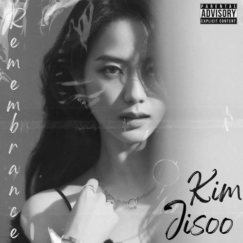 Created by canvacreatorr #kpop #blackpink #jisoo Fake Album Cover, Ji Soo, Parental Advisory Explicit Content, Aesthetic Icon, Blackpink Jisoo, Pink Aesthetic, Album Covers, Black Pink, Created By