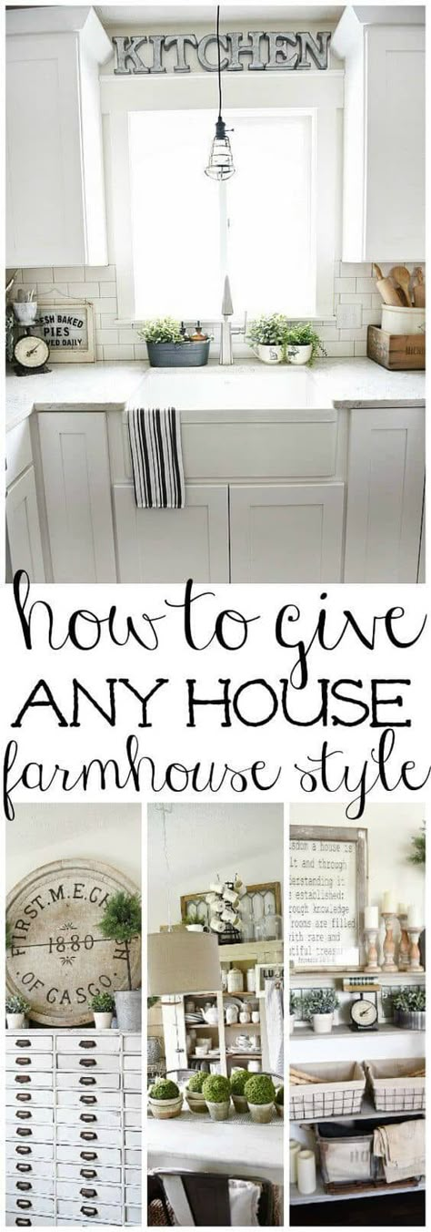 Design Stairs, Interior Design Minimalist, House Farmhouse, Kitchen Decorating, How To Give, Diy Farmhouse Decor, Kitchen Redo, Trendy Kitchen, Easy Home Decor