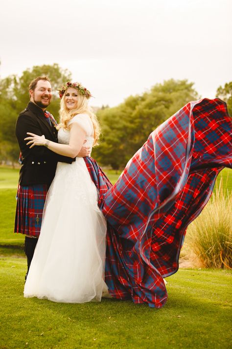 Redesigned Wedding Dress With Scottish Tartan Train — Alis Fashion Design | Bespoke Wedding Dresses and Bridal Alterations. Scottish Wedding Dress, Tartan Wedding Dress, Scottish Wedding Dresses, Scottish Wedding Traditions, Wedding Gown Designers, Tartan Wedding, Bridal Alterations, Tartan Fashion, Bespoke Wedding Dress