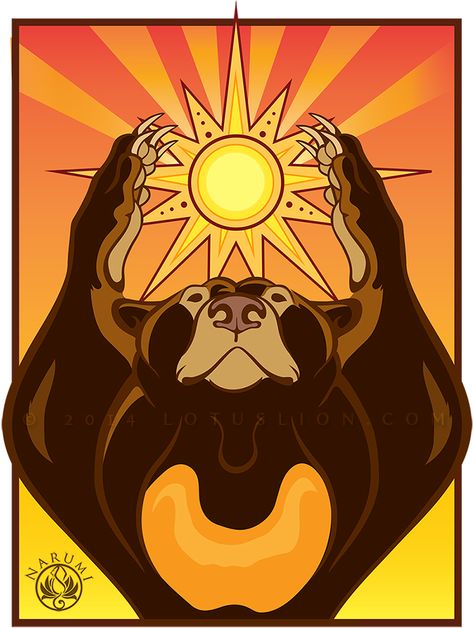 Sun Bear Art, Sun Bear Drawing, Bear Goddess, Bear Companion, Teddy Bear Sketch, Sun Bear, Bear Sketch, Moon Bear, Bear Drawing