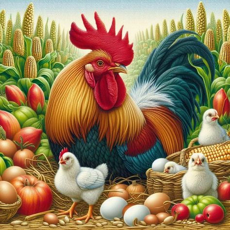 Barn Crafts, Basic Anatomy, Basic Anatomy And Physiology, Rooster Painting, Beautiful Chickens, Spring Chicken, Hen Chicken, Chickens And Roosters, Dog Flower