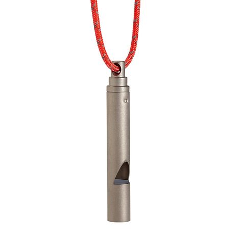 Vargo Titanium Emergency Whistle with Cord -- Read more reviews of the product by visiting the link on the image. Emergency Whistle, Camping Safety, Outdoor Gadgets, Backpacking Tent, Emergency Supplies, Survival Tools, Emergency Kit, Outdoor Survival, Go Camping