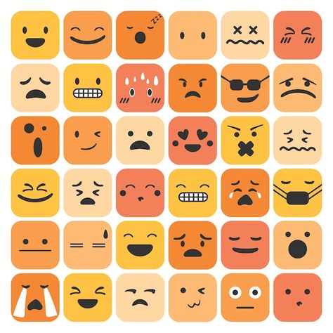 Emoji Board, Shape Language, Emoji Characters, Emoticons Emojis, Ref Sheet, Emoji Design, Ui Web Design, Simple Character, Tshirt Illustration