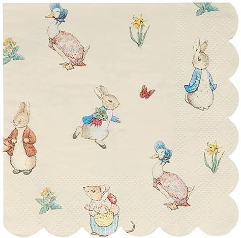 Peter Rabbit Characters, Meri Meri Party, Peter Rabbit Birthday, Rabbit Birthday, Peter Rabbit Party, Peter Rabbit And Friends, Fun Birthday Party, Rabbit Baby, Meri Meri