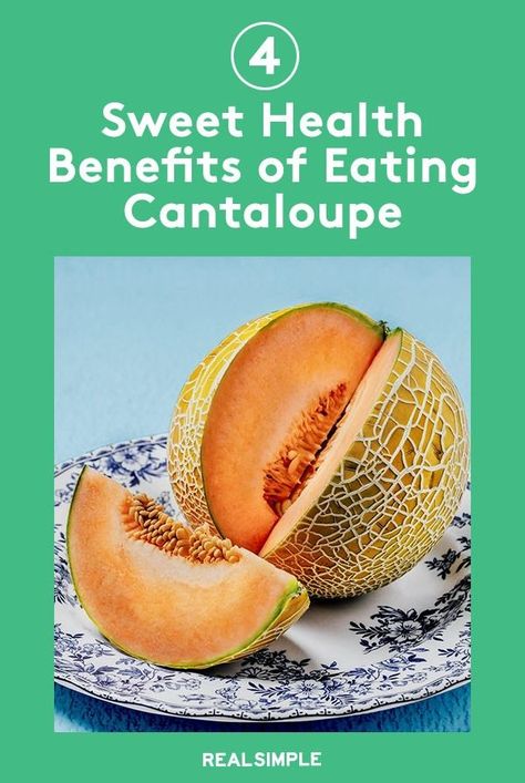 Cantaloupe is more than just a sweet and juicy addition to fruit salad. Here, an RD lists the top health and nutrition benefits of eating cantaloupe. Cantelope Fruit Benefits, Cantaloupe Health Benefits, Cantaloupe Benefits, Cantaloupe Recipes, Cookout Side Dishes, Fruit Health Benefits, Palate Cleanser, Classic Appetizers, Fruit Benefits