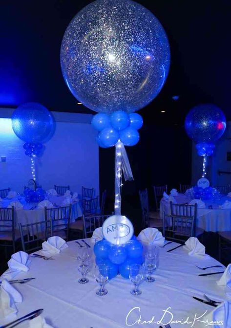 Balloon Inside Balloon, Lavender Theme, Lavender Candy, Tiffany Theme, Balloon Centerpiece, Mitzvah Decor, Tiffany Party, Bat Mitzvah Party, Led Balloons