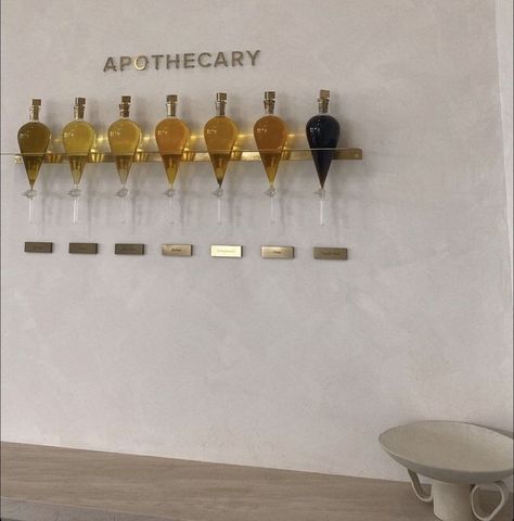 Perfume Retail Display, Perfume Display Aesthetic, Fragrance Retail, Perfume Inspiration, Fragrance Bar, Apothecary Design, Fragrance Lab, Fragrance Store, Scent Bars