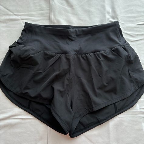 High Waisted, Stretchy Spandex, Black, "Lulu Lemon Dupe," New (Never Worn) Lulu Shorts, College Fits, Lulu Lemon, Athletic Shorts, Black Shorts, Lemon, High Waisted, Spandex, Birthday