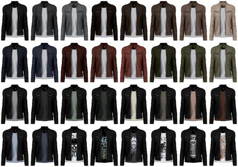 Sims 4 cc: Leather jacket Leather Jacket Sims 4 Cc Male, Sims 4 Biker Cc, Sims 4 Leather Jacket Cc, Sims 4 Cc Leather Jacket, Sims 4 Leather Jacket, Custom Sims, Men Winter Jacket, Cc Mods, Best Sims