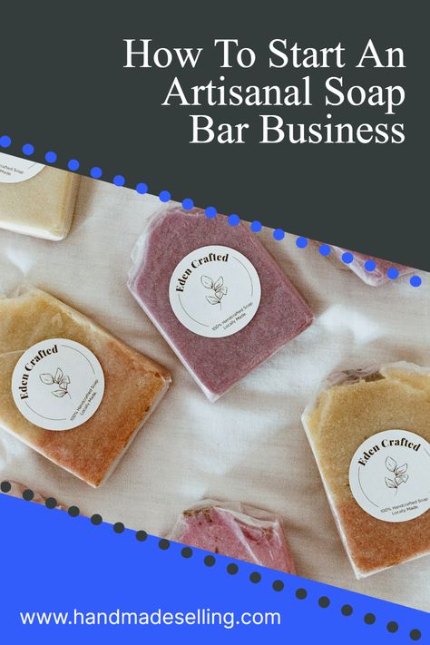 Know How To Start An Artisanal Soap Bar Business. Also, download a free checklist to start a handmade soap business from home. Handmade Soap Business, Soap Making Business, Bar Soap Packaging, Artisanal Soap, Soap Business, Minimal Packing, Bar Business, Handmade Soap Recipes, Wholesale Soap