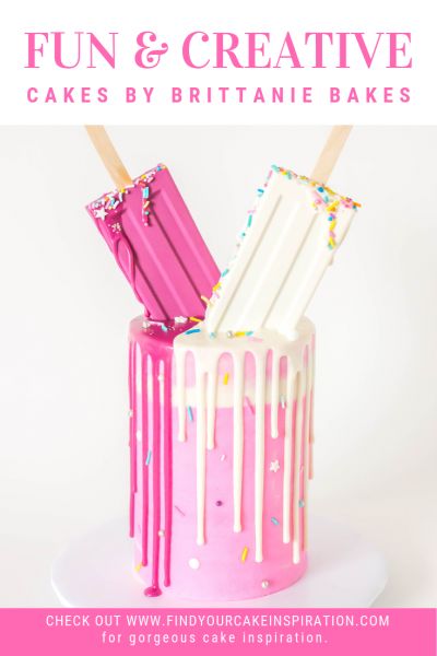 August Cake Decorator Spotlight - Find Your Cake Inspiration June Cake, August Cake, Cake Mom, Whipped Peanut Butter, Pink Champagne Cake, Chocolate Swiss Meringue Buttercream, Barbie Malibu, Popsicle Party, Oatmeal Cake